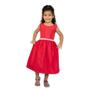 Imagem de Vestido Nosso Vermelho com cinto infantil Casamento Dama Festa REF 2244