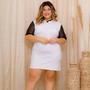 Imagem de Vestido Paetê Ex Pedraria Pedras Modinha Feminina Novo Luxo Plus Size VP - S