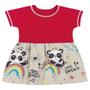 Imagem de vestido panda infantil menina várias cores  2 e 3 anos