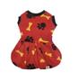 Imagem de Vestido Para Pet Em Soft King Of Pets - Vermelho Patas - 06