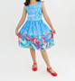 Imagem de Vestido pequema sereia  ariel temático menina infantil 2 a 3 anos