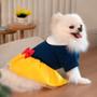 Imagem de Vestido pet fantasia princesa para caes azul marinho tamanho g