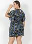 Imagem de Vestido Plus Size Feminino Decote Redondo E Gota Nas Costas