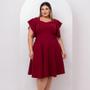 Imagem de Vestido Plus Size Feminino Rodado Moda Evangélica 0500