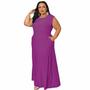 Imagem de Vestido Plus Size Longo Moda Grande Veste 46 ao 52 Chic