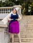 Imagem de Vestido Plus Size Regata Altura do Joelho Bicolor