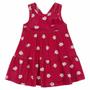 Imagem de Vestido Regata Bebê Kyly em Algodão com Body Interno - Vermelho