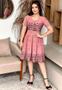 Imagem de Vestido Rodado Godê Plus Size Princesa Evangélico Social Festas Midi Médio Barato 