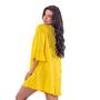 Vestido Suzane Gal em Viscolinho - Amarelo - La Femmina Imagem de Vestido Suzane Gal em Viscolinho - Amarelo