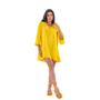 Vestido Suzane Gal em Viscolinho - Amarelo - La Femmina Imagem de Vestido Suzane Gal em Viscolinho - Amarelo