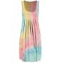 Imagem de Vestido TECLO CELLO MANEVELORTE TIE DYE BEACH Swing Vestido de verão