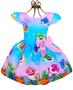 Imagem de Vestido Temático Baby Shark Rosa Luxo Fantasia