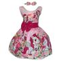 Imagem de Vestido Temático Infantil Unicórnio Cute Luxo Festa