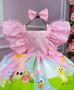 Imagem de Vestido Temáticos Kids Galinha Pintadinha Rosa Bebe
