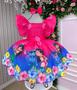 Imagem de Vestido Temáticos Luxo Lilo Stitch Lillo Pink Aniversário