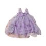 Imagem de Vestido Tutu Bordado Com Estampa Floral Para Bebês Meninas Sem Mangas Vestido De Princesa Com Faixa