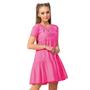 Imagem de Vestido Verão Rodado Rosa Juvenil