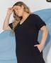 Imagem de Vestidos Plus Size Feminino Soltinho Midi Liso Ref. 15605