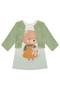 Imagem de Vestilo Manga Longa Termico Strass Bolero Teddy Infantil