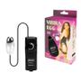 Imagem de Vibra Egg Bullet Cromado com Controle Remoto com Fio