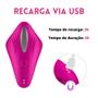 Imagem de Vibrador Bluetooth Ponto G e Clitóris Controle a Distância via Aplicativo