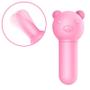 Imagem de Vibrador Bullet Vibrador de Clitóris Recarregável Formato de Urso 10 Vibrações Rosa