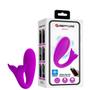 Imagem de Vibrador Casal Jayleen Controle por Bluetooth App 12 Vibrações Silicone Recarregável 10cm x 3,2cm