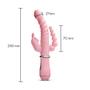 Imagem de Vibrador Clitóris Recarregável 3 em 1 Ponto G Estimulador Anal Vagina 12 modos de Vibração ZDB-04
