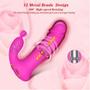 Imagem de Vibrador com Anel Vai e Vem e Estimulador Rabbit com Controle e Aplicativo