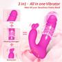 Imagem de Vibrador com Anel Vai e Vem e Estimulador Rabbit com Controle e Aplicativo