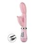 Imagem de Vibrador com Estimulador de Clitoris 12 Vibrações Rosa e Roxo Vibrador Feminino