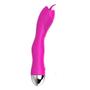 Imagem de Vibrador estimulador ponto G com língua mágica na ponta e textura massageadora 16cm com 12 frequências de sexo oral toqu