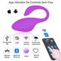 Imagem de Vibrador Feminino Bluetooth Controlado Por App 10 Modos de Vibração - Sex Shop