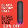 Imagem de Vibrador Feminino Bullet Preto Mini Cápsula 10 Velocidades Super Potente Embalagem Discreta