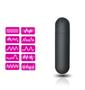 Imagem de Vibrador Feminino Bullet Preto Mini Cápsula 10 Velocidades Super Potente Embalagem Discreta