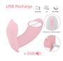 Imagem de Vibrador Feminino Calcinha Glande Controle Remoto Sem Fio 10 Modos De Vibração - Rosa