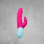 Imagem de Vibrador feminino com estimulador rabbit