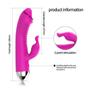 Imagem de Vibrador Feminino com Glande e Estimulador de Clitóris 10 Modos de Vibrações Rosa