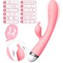 Imagem de Vibrador Feminino com pequenos relevos ponto G recarregavel USB estimulador clitoris 10 modos vibracao