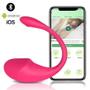 Imagem de Vibrador Feminino Ponto G Dupla Penetração Estimulador de Clitóris Via Bluetooth Controlado Por App Casal 9 Vibração Recarregável Bullet Sex Shop