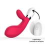 Imagem de Vibrador Feminino Sexual em Silicone 10 Níveis de Vibração Duplo Motor Xocoo 20x3,5cm Ponto G  Sex Shop