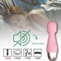 Imagem de Vibrador Feminino Sexual Recarregável Estimulador De Clitóris Massageador Relaxante Stress Tensão Varinha Elétrica 10 Modos De Vibração 