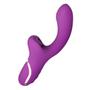 Imagem de Vibrador Feminino Sugador de Clitóris e Estimulo Ponto G Flexível Lord 22cm x 4,1cm em Silicone Recarregável