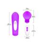 Imagem de Vibrador para Casal com Controle Remoto Sem Fio Recarregável Wejoy RCT Roxo