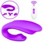 Imagem de Vibrador para Casal com Controle Remoto Sem Fio Recarregável Wejoy RCT Roxo