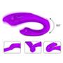 Imagem de Vibrador para Casal com Controle Remoto Sem Fio Recarregável Wejoy RCT Roxo