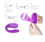 Imagem de Vibrador Para Casal Em Silicone à prova dágua - Roxo