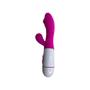 Imagem de Vibrador Ponto G Aveludado com Estimulador Clitoriano Vaginal Recarregável Portátil Bateria USB