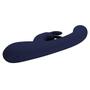 Imagem de Vibrador Rabbit Lamar Pretty Love Estimulador de Clitóris e Ponto G em Silicone 22cm x 4cm Recarregável Azul Marinho