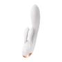 Imagem de Vibrador Rabbit Satisfyer Double Flex Branco com App